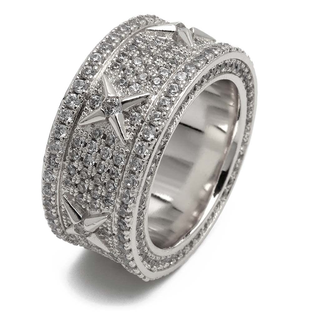 Amazon | [silver KYASYA]パヴェリング ブリンブリン AAA CZ silver